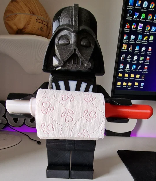 Giá treo giấy vệ sinh Darth Vader kiểu Lego độc đáo - Image 2