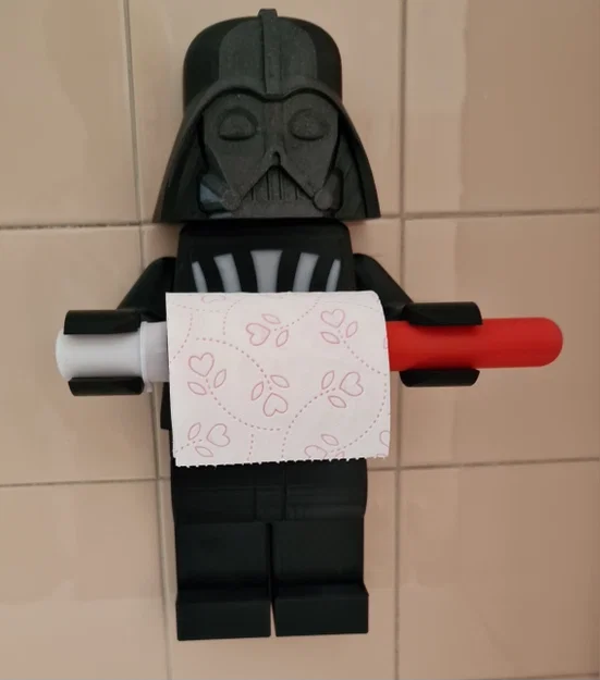 Giá treo giấy vệ sinh Darth Vader kiểu Lego độc đáo - Image 3