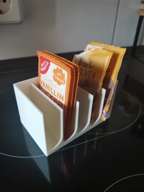Khay Organizer Đựng Gói Gia Vị Nhà Bếp Có Cửa Mở Bên Hông - Image 1