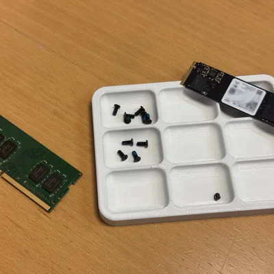 Khay đựng ốc vít và linh kiện điện tử in 3D đa năng