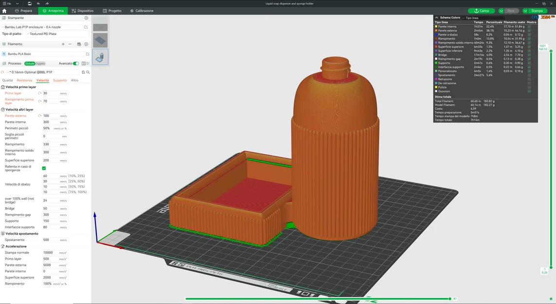 Bình Nhấn Xà Phòng Nước & Khay Để Miếng Bọt Biển (Liquid Soap Dispenser and Sponge Holder) - Image 9