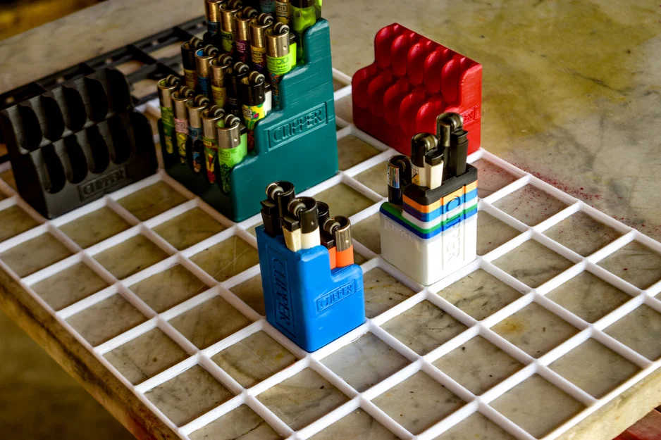 Khay đựng bật lửa Clipper 1x1 Slim Gridfinity - In 3D tiện lợi - Image 4