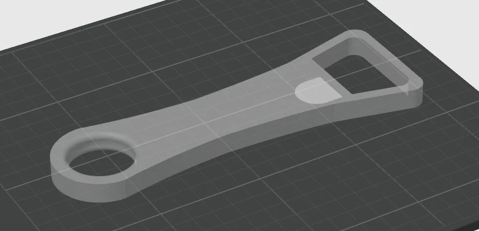 Dụng cụ mở nắp chai bỏ túi tự in 3D tiện dụng - Image 2