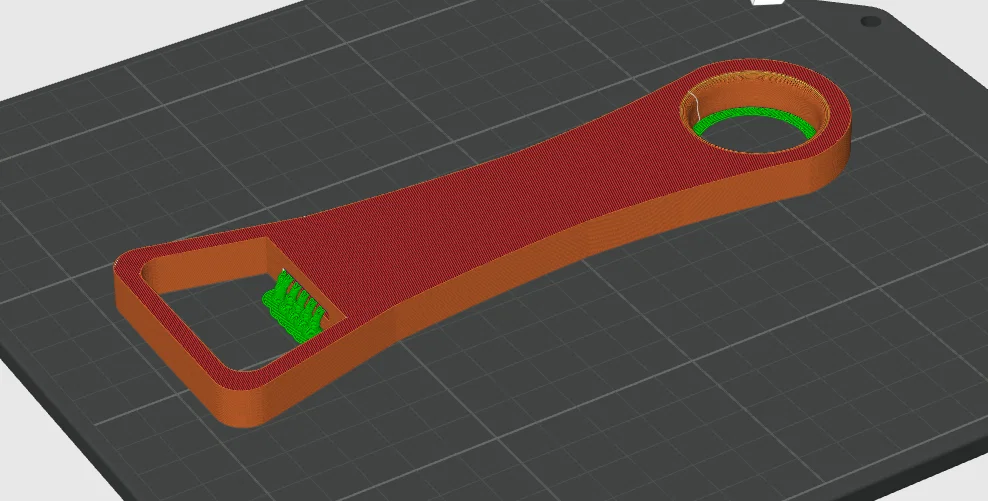 Dụng cụ mở nắp chai bỏ túi tự in 3D tiện dụng - Image 3