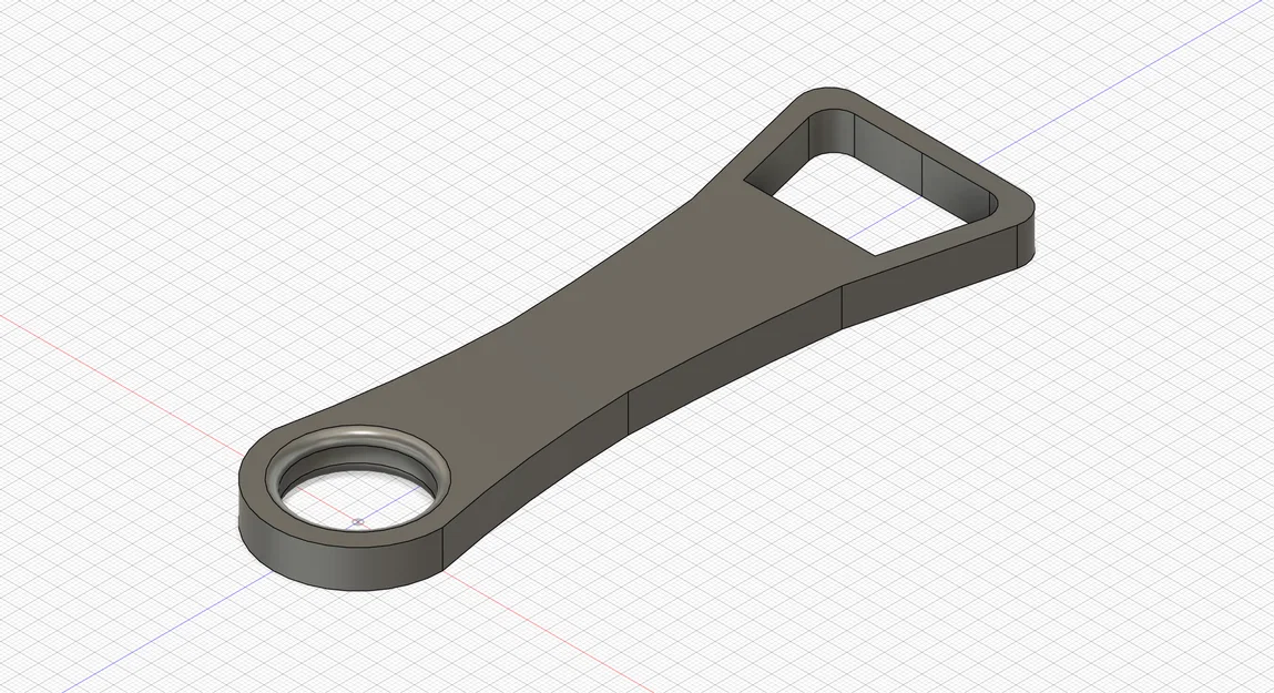 Dụng cụ mở nắp chai bỏ túi tự in 3D tiện dụng - Image 4