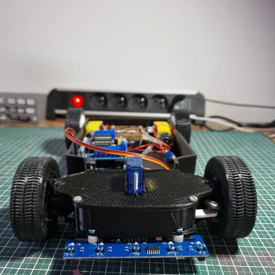 Xe Arduino (Arduino car) có cơ cấu lái bằng servo