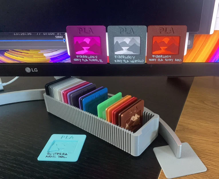 Mẫu Filament dạng Slide 35mm – 63 vật liệu + hộp đựng - Image 2