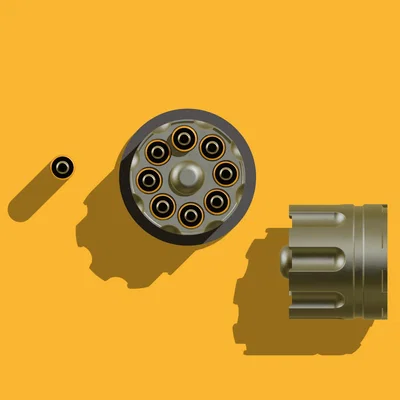 Khay Pin AA Dạng Ổ Đạn Revolver (Revolver Drum Organizer)