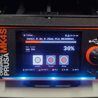 Nắp bảo vệ và núm xoay cho màn hình Prusa MK4S - Tự làm đẹp máy in 3D