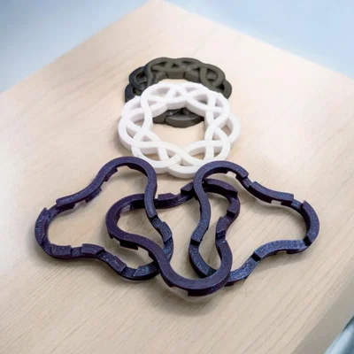 Đồ chơi trí tuệ kết hợp đế lót ly Coaster Interlocking Puzzle