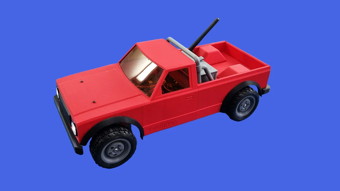 Xe bán tải RC in 3D hoàn toàn (Fully 3D Printed RC Pick-Up) - Image 1
