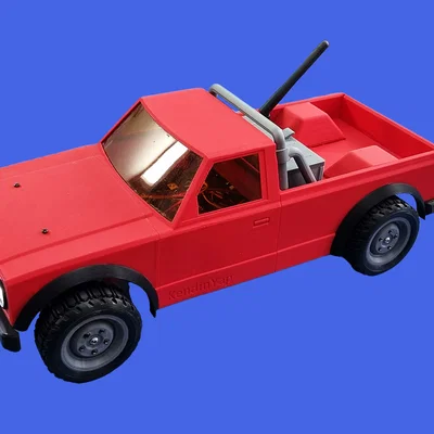 Xe bán tải RC in 3D hoàn toàn (Fully 3D Printed RC Pick-Up)