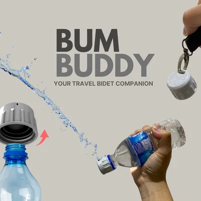 Bum Buddy: Đầu xịt bidet du lịch cho chai PET