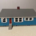 Nhà kiểu Cape tỉ lệ HO (HO Scale Cape Style House) - Thumbnail 1