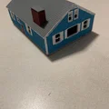 Nhà kiểu Cape tỉ lệ HO (HO Scale Cape Style House) - Thumbnail 2