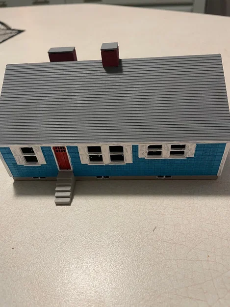 Nhà kiểu Cape tỉ lệ HO (HO Scale Cape Style House) - Image 3