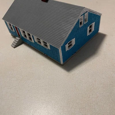 Nhà kiểu Cape tỉ lệ HO (HO Scale Cape Style House)