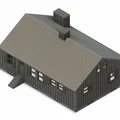 Nhà kiểu Cape tỉ lệ HO (HO Scale Cape Style House) - Thumbnail 7