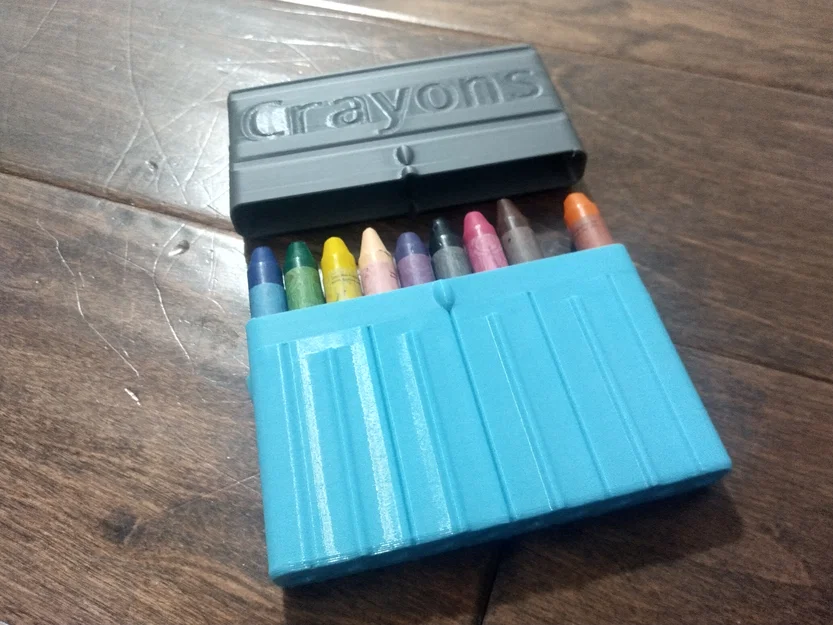 Hộp Bút Sáp Có Khe (Slotted Crayon Box) - Image 1