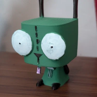 Mô hình 3D nhân vật Gir từ phim Invader Zim