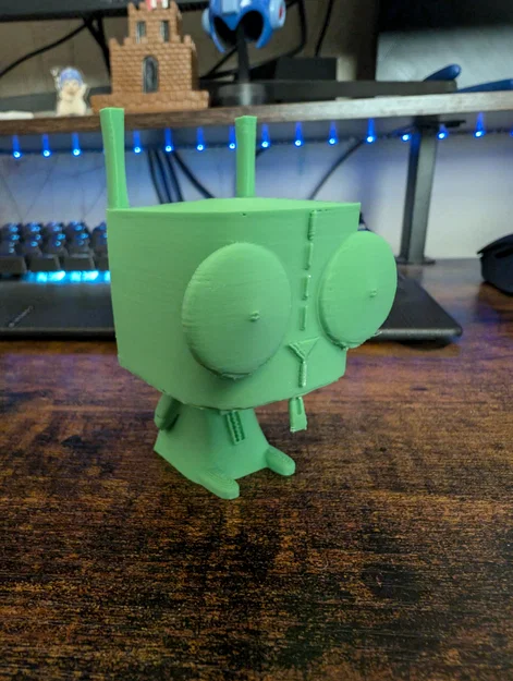 Mô hình 3D nhân vật Gir từ phim Invader Zim - Image 3