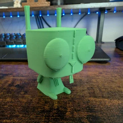 Mô hình 3D nhân vật Gir từ phim Invader Zim