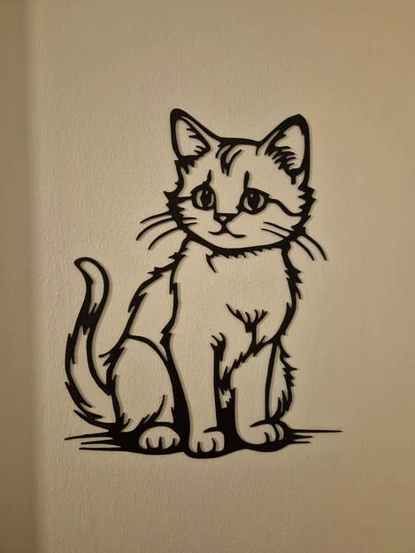 Mèo Cute – Thiết Kế Line Art Dễ Thương - Image 4