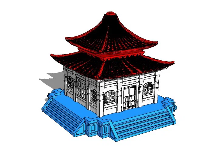 Mô hình Đền Nhật Bản (Templo Japones) trang trí cho game Takenoko - Image 2