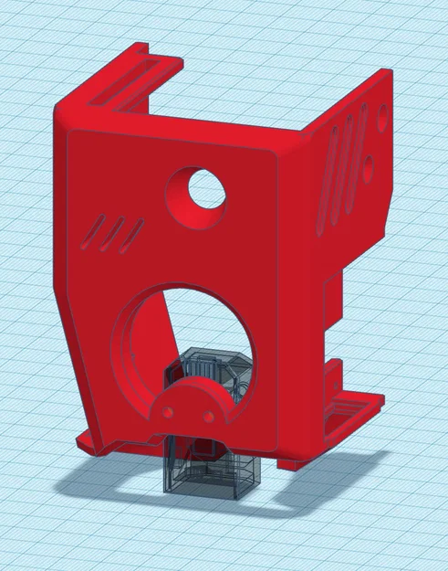 Nắp che Hotend Ender 3 V3 KE hỗ trợ BTT EDDY - Image 2