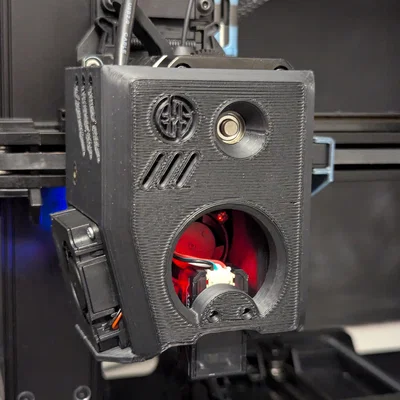 Nắp che Hotend Ender 3 V3 KE hỗ trợ BTT EDDY