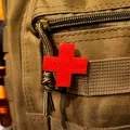Dấu đỏ chữ thập cho zipper túi sơ cứu IFAK (cắm trại/tactical/airsoft/LARP) - Thumbnail 1