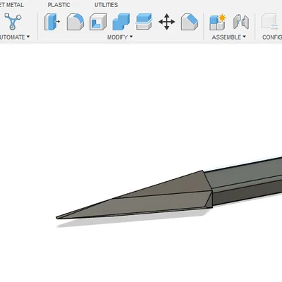 Mô hình dao kunai in 3D phong cách độc đáo