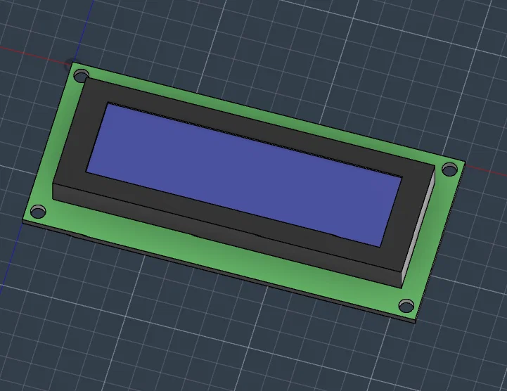 Mô hình 3D màn hình LCD 16x2 cho dự án Arduino - Image 1