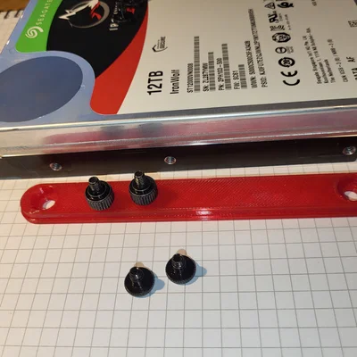 Thanh ray cao su gắn HDD cho BeQuiet! Silent Base 600