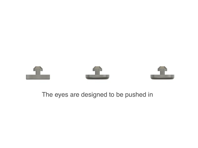 Mắt ấn vào cho nhân vật móc len (crochet) – Eyes for crocheting characters - Image 3