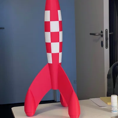 Tên lửa Mặt Trăng Tintin – Phiên bản mới