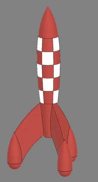 Tên lửa Mặt Trăng Tintin – Phiên bản mới - Image 4