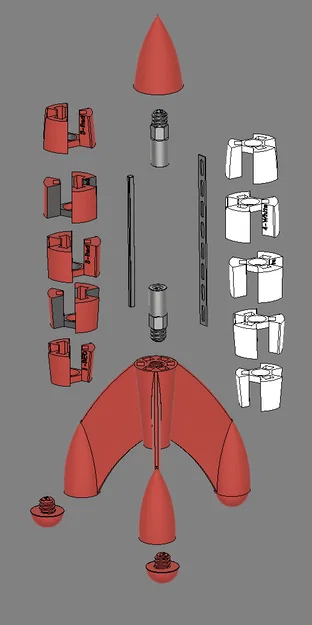 Tên lửa Mặt Trăng Tintin – Phiên bản mới - Image 5