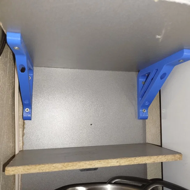 Ke đỡ kệ treo tường 3D thông minh, chịu lực tốt cho kệ 20mm - Image 2