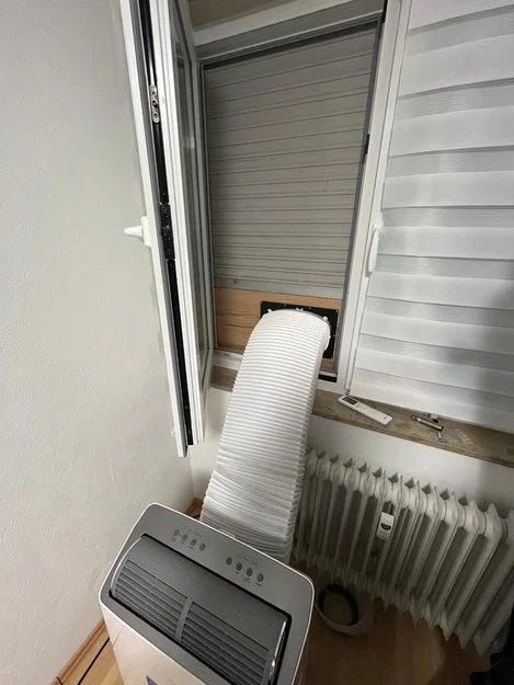 Adapter ống gió Midea 2-in-1 cho máy lạnh Real Cool 35 - Image 1