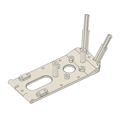 Giá đỡ gimbal Walksnail Moonlight & Caddx GM3 kèm quạt và cage