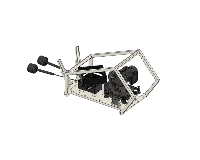 Giá đỡ gimbal Walksnail Moonlight & Caddx GM3 kèm quạt và cage - Image 5