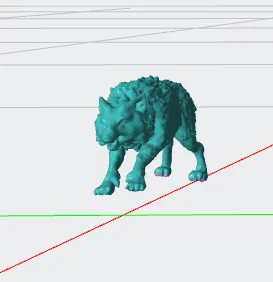 Mô hình 3D sói tuyết Winter Wolf chất lượng cho Dungeons and Dragons - Image 1