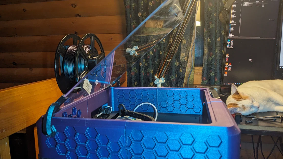 Holder giữ nắp trên AD5M (góc 45°) - Image 1