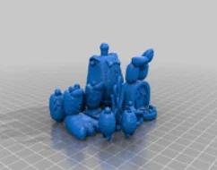 Mô hình 3D Withered Bonnie - Nhân vật Five Nights at Freddy's - Image 1