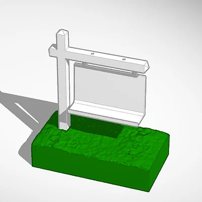 Kệ Danh Thiếp Realtor Business Card Holder In 3D