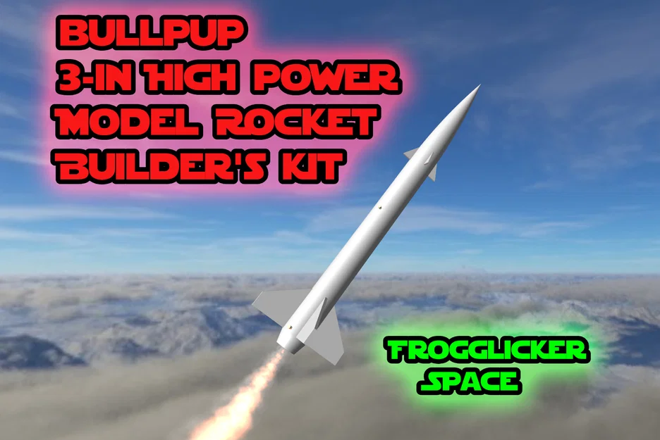 AGM-12B Bullpup - Tên lửa mô hình công suất cao 3 inch - Mk2V1 - Image 1