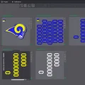 Logo LA Rams đời cũ: Emblem lớn & mắt xích dây (Chain Links) - Thumbnail 5