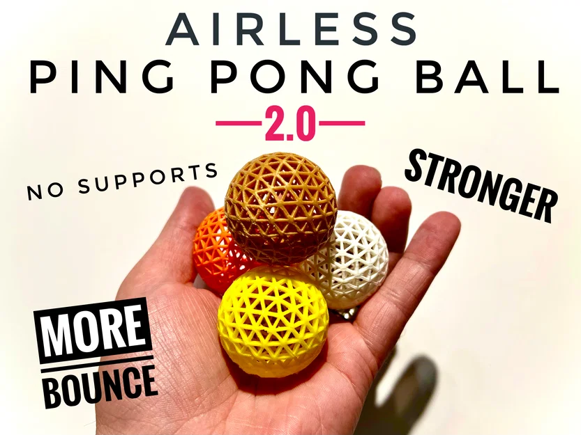 Bóng Bàn Airless Ping Pong Ball 2.0 - Image 1