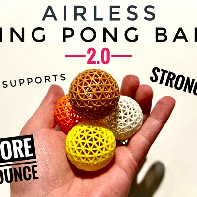 Bóng Bàn Airless Ping Pong Ball 2.0